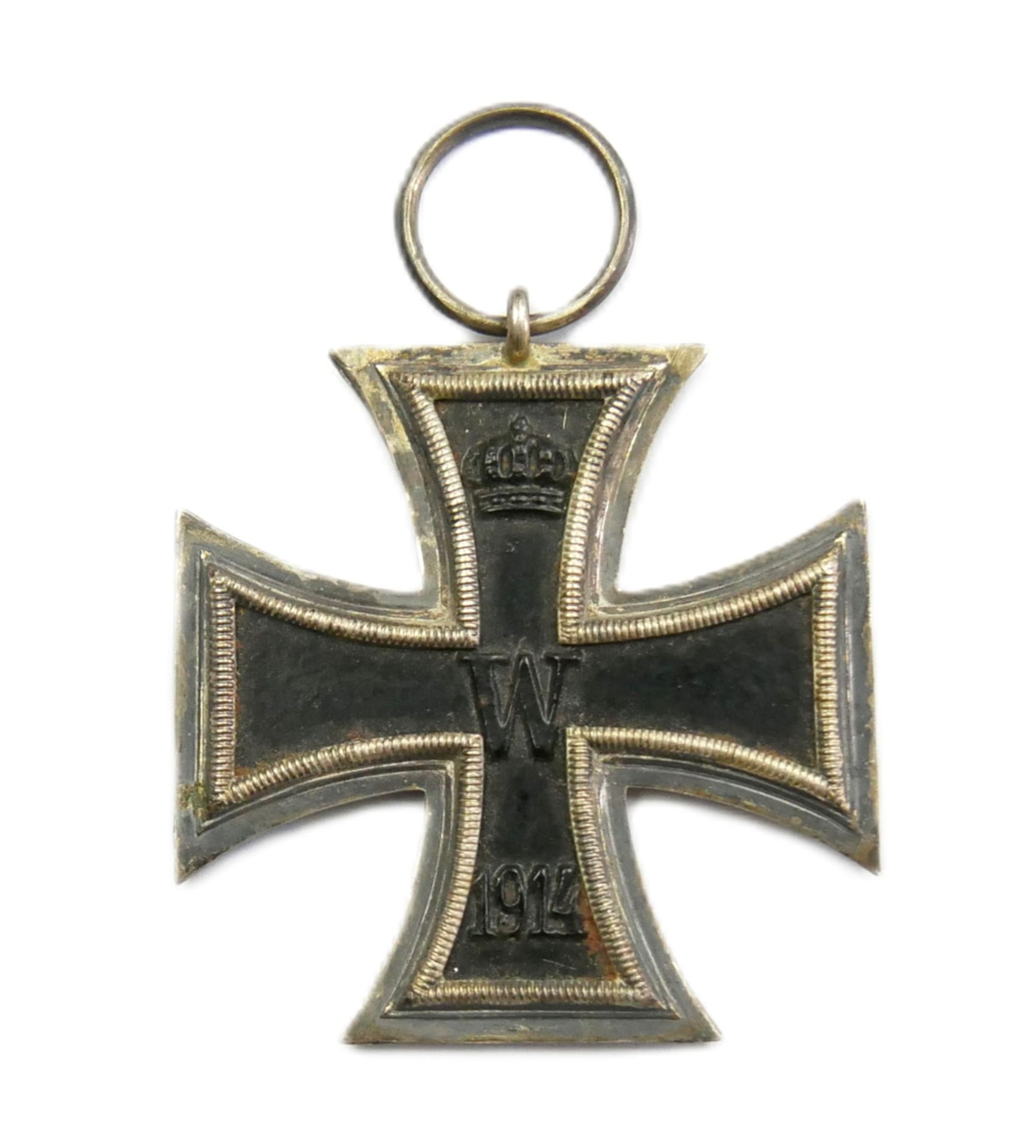 1. Weltkrieg, Eisernes Kreuz II, 1813-1914 mit Bandring. - Bild 2 aus 2