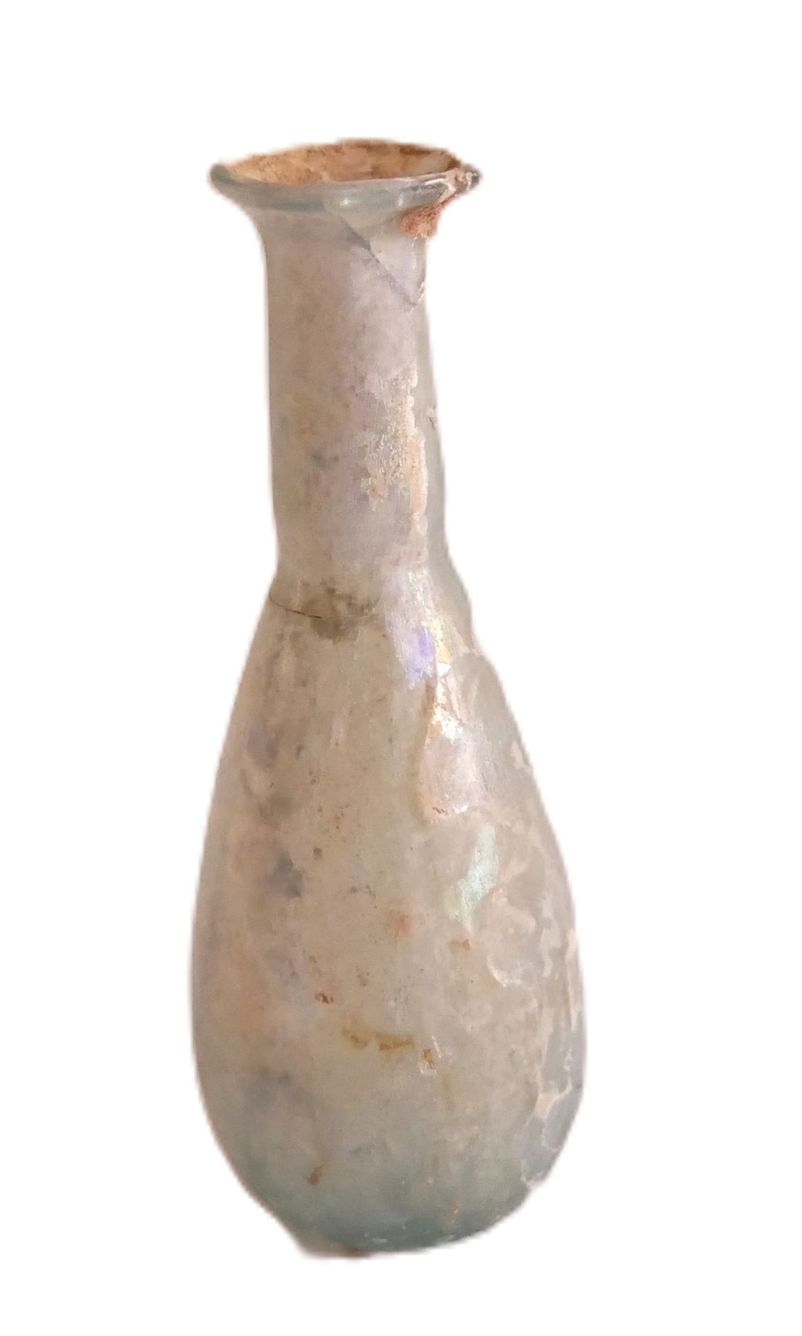 Aus Sammlerauflösung : Römische Vase aus Ausgrabung, Höhe ca. 9 cm