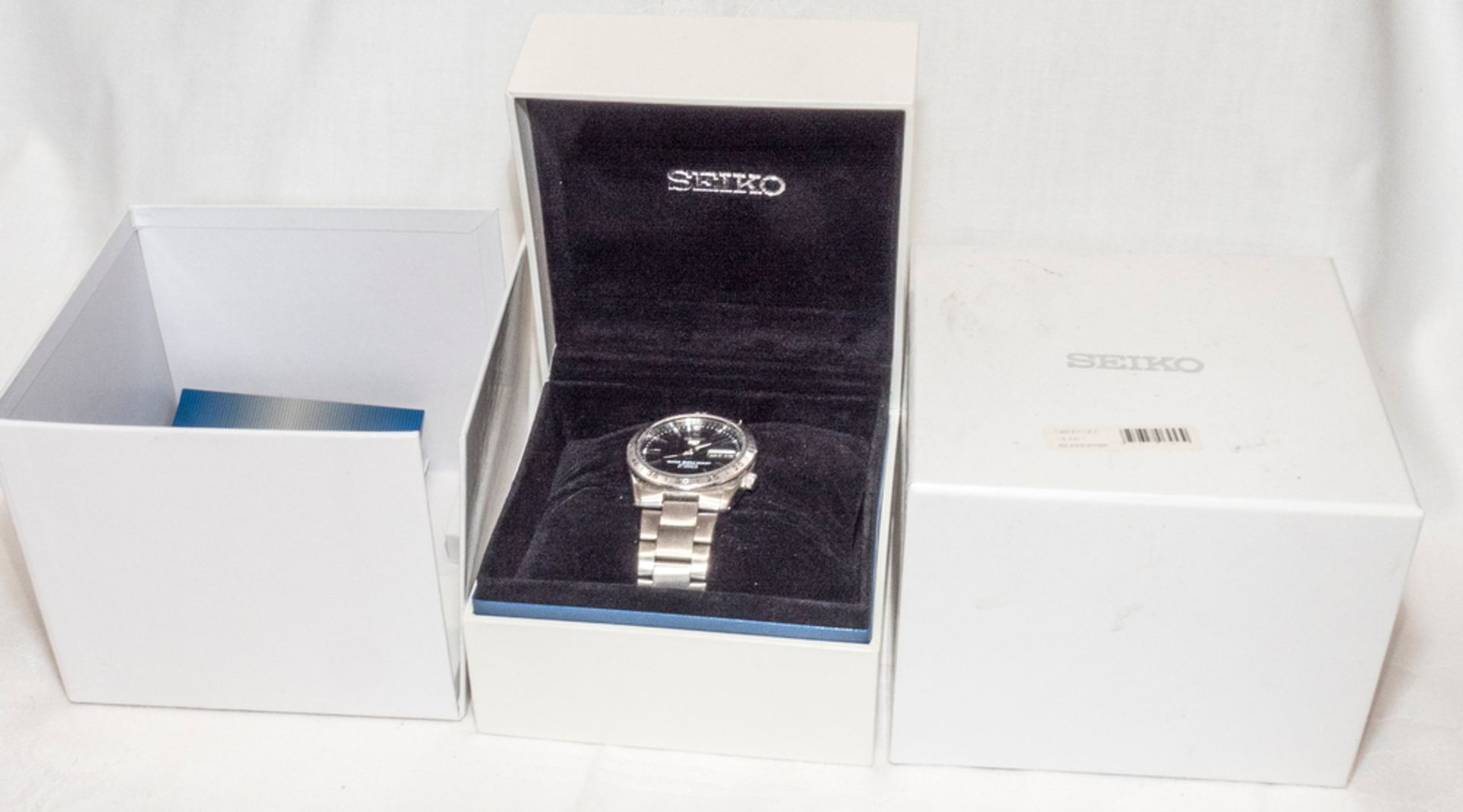Seiko 5 Herrenarmband - Uhr, automatic, 21 Jewels, ungebraucht in original OVP. - Bild 2 aus 2