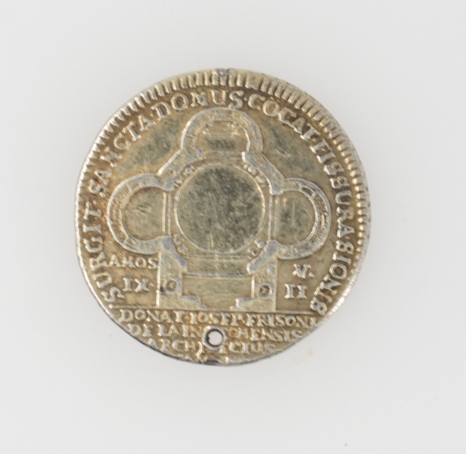 Württemberg 1716, Eberhard - Ludwig, Medaille auf die Grundsteinlegung der Schlosskapelle