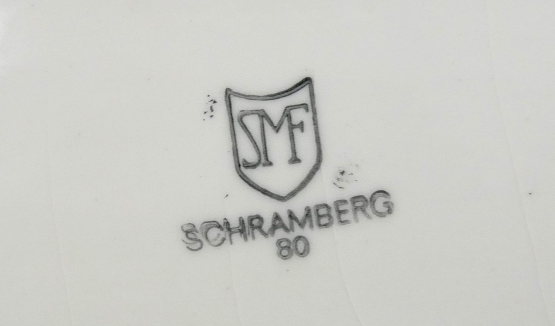 Art Deco Fischtopf mit Deckel. Schramberg SMF Majolika Keramik. 1920er Jahre. Höhe ca. 10 cm, - Bild 3 aus 3