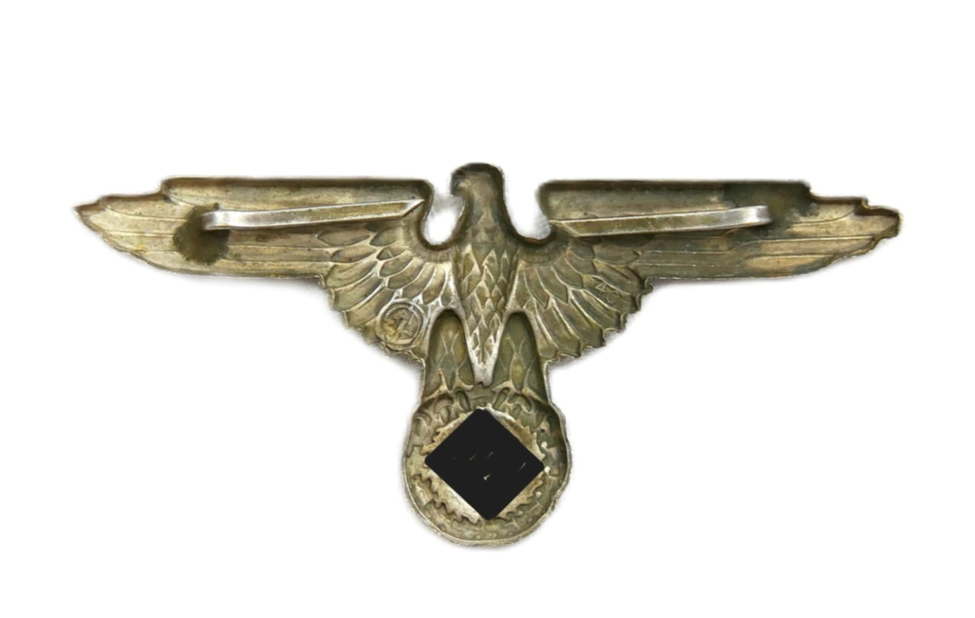 Drittes Reich, Waffen SS, Mützenadler für Offiziere, RZM, Hersteller Nr. 40. Recht guter Zustand. - Image 2 of 2