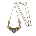 Jugendstil Collier, AM Double