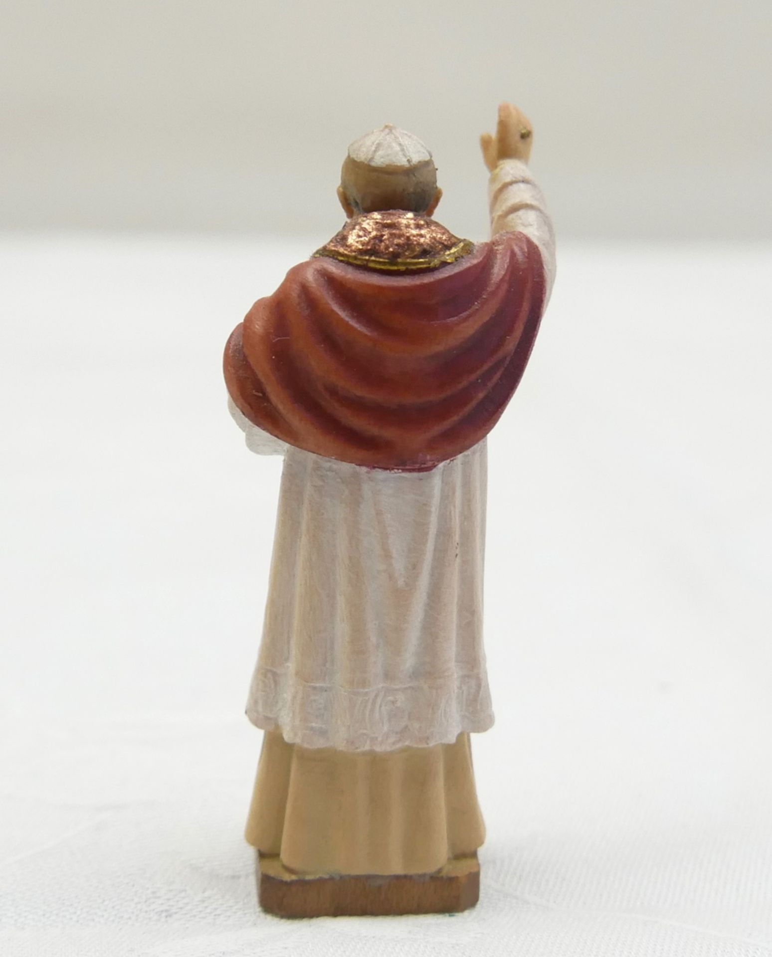 Original PEMA Holzfigur "Papst Benedikt" im Etui. Handbemalt. Höhe ca. 6,5 cm - Image 3 of 3