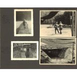 1/3 gefülltes Fotoalbum 3. Reich, dabei z.B. Tage der Wehrmacht 1939 Neustadt, Übung Birkenfeld,