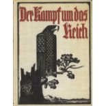 Buch "Der Kampf um das Reich" um 1930, herausgegeben von Ernst Jünger, gebunden, 314 Seiten, mit