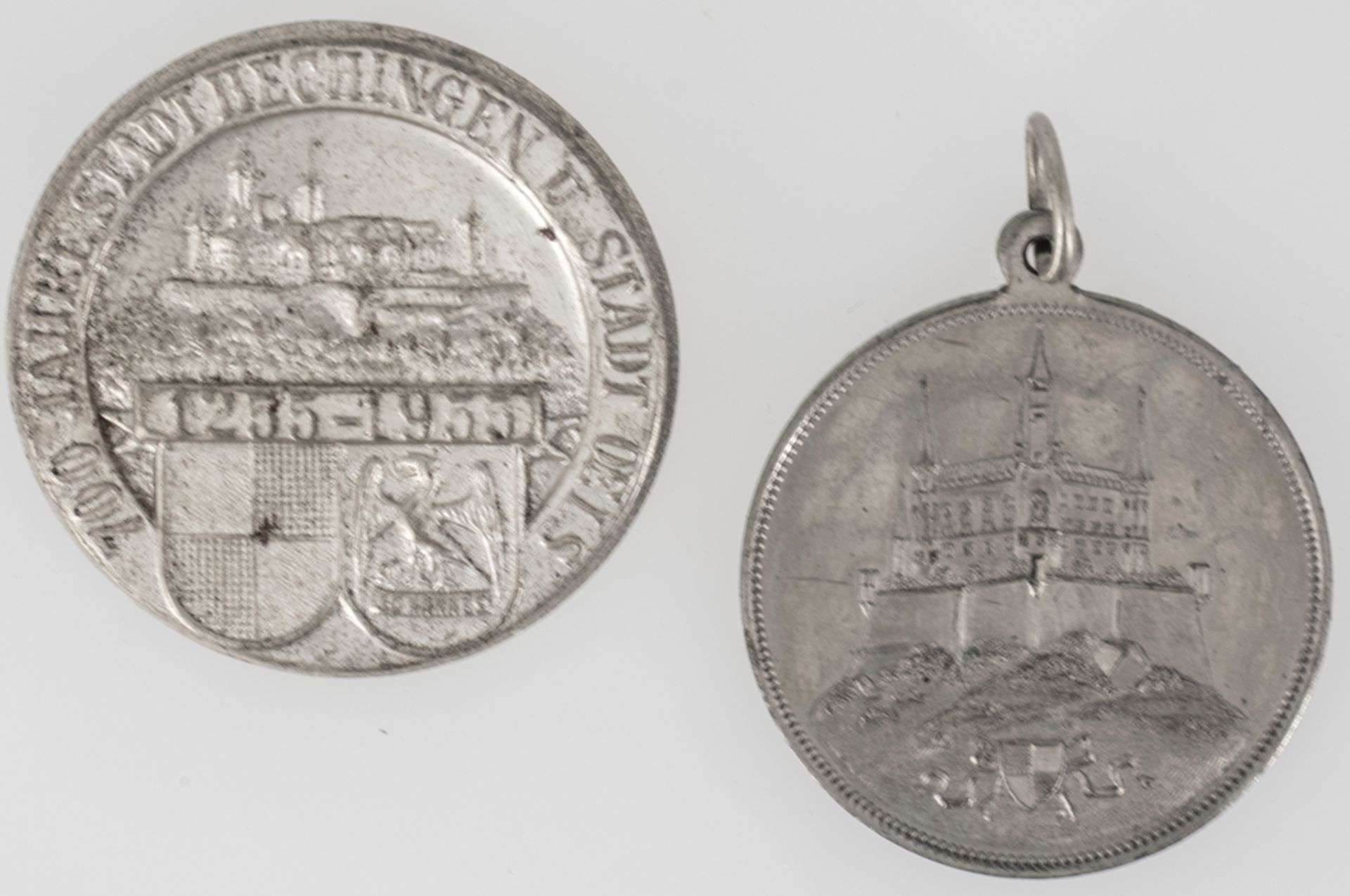 Tragbare Medaille "Zur Erinnerung an die Jubelfeier des Musikvereins Hechingen den 5. September