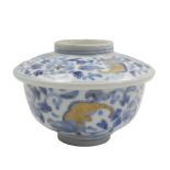 Aus Sammelauflösung! Altes chinesisches Porzellan des 19. Jahrhunderts. Deckelschale, Imari Japan.