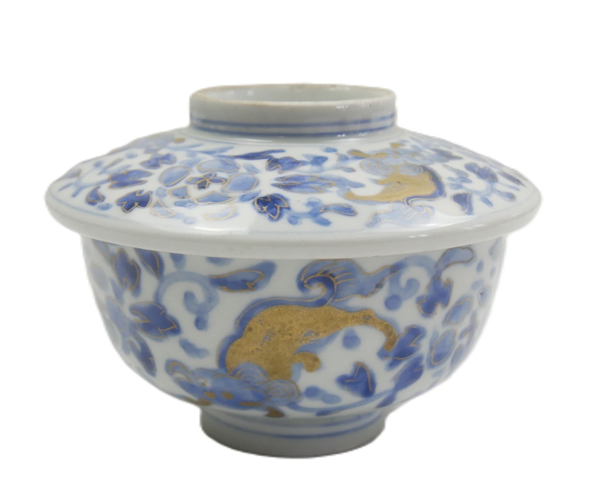Aus Sammelauflösung! Altes chinesisches Porzellan des 19. Jahrhunderts. Deckelschale, Imari Japan.