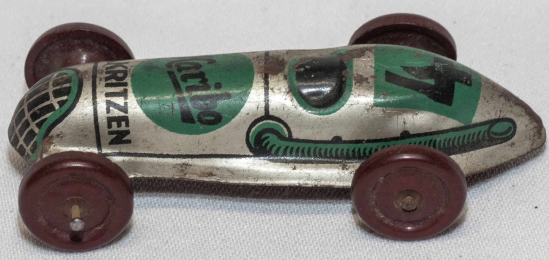 Penny Toy (Georg Fischer?), Werbe - Rennwagen für Haribo Lakritzen. Blech. Länge: ca. 72 mm. - Bild 3 aus 5