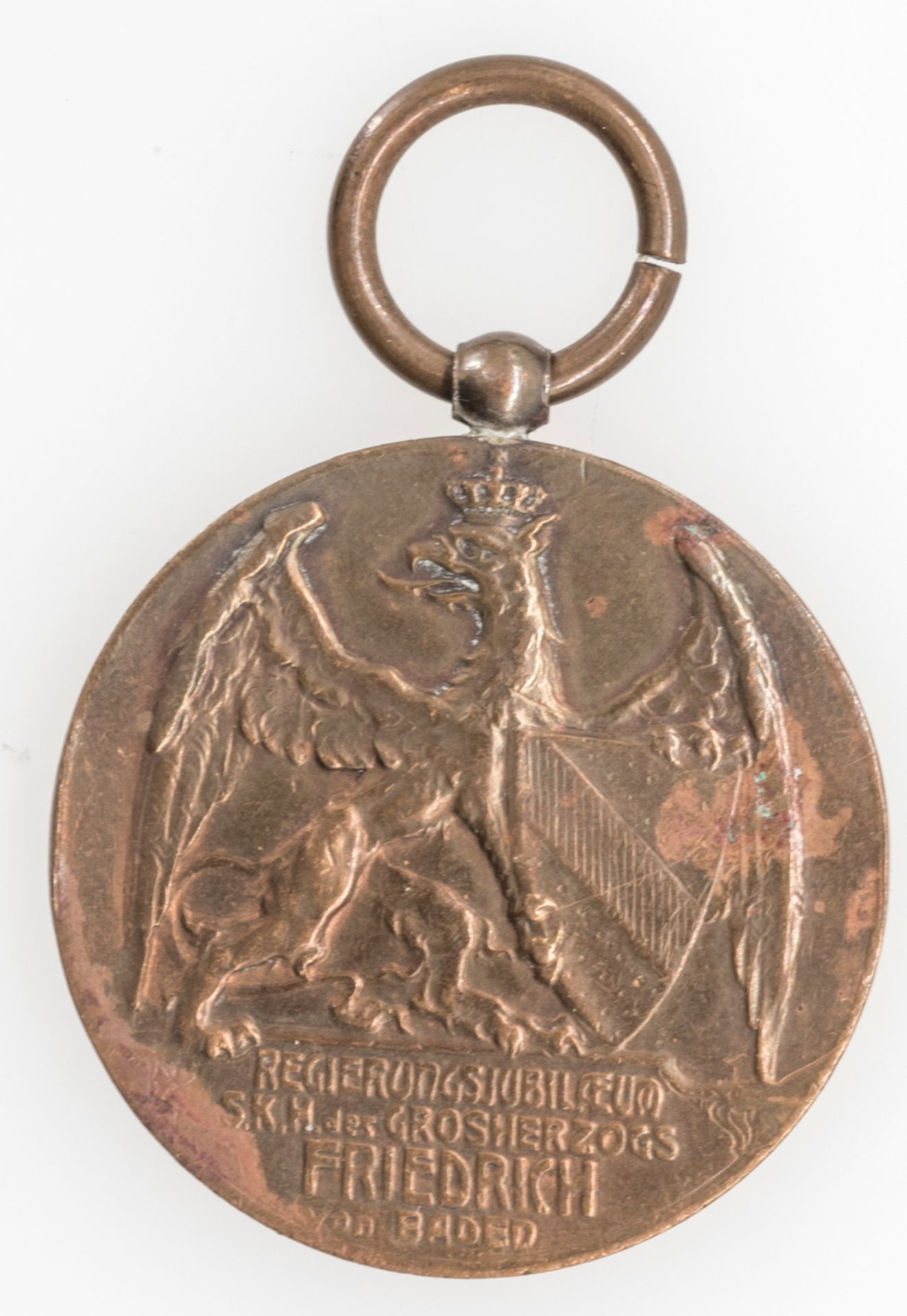 Deutsches Kaiserreich Baden, tragbare Medaille "50. Regierungsjubiläum Großherzog Friedrich von