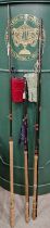 Fishing Interest: three assorted Bruce Walker Hexagraph fishing rods, comprising a Bruce 12'