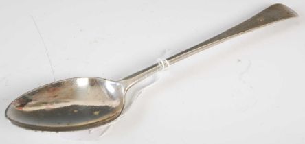 A Scottish Provincial silver tablespoon Old English pattern, four bottom marks by William Scott,