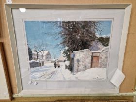 ARR Archie Williams (Contemporary) Snow scene acrylic on board, signed and dated 1989 lower left