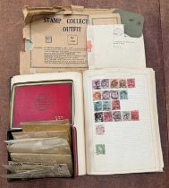 A Stanley Gibbons 'Simplex junior album' containing stamps of various nationalities, together with