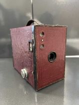 A Kodak limited No2A Brownie camera, Made in Great Britain.