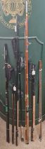 Fishing Interest - Seven assorted Shakespeare fishing rods.