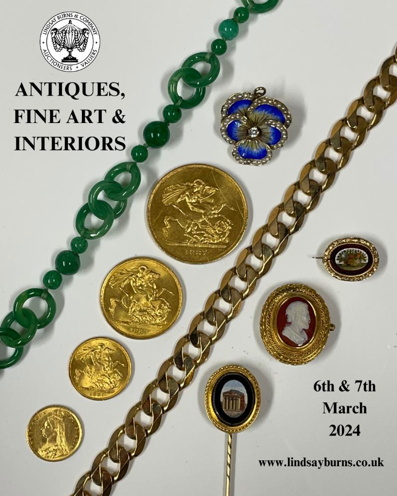 TWO DAY ANTIQUE, FINE ART & INTERIORS SALE, online, telephone, absentee and in person bidding