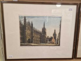 James Priddey Marischall College, Aberdeen and Kings College, Aberdeen two hand-coloured artists