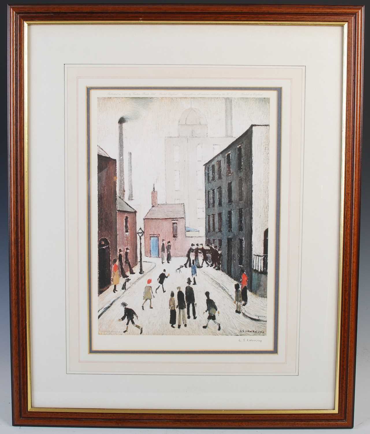 ARR Laurence Stephen Lowry RA (1887-1976) Industrial Scene offset lithograph in colours, signed in - Bild 2 aus 7