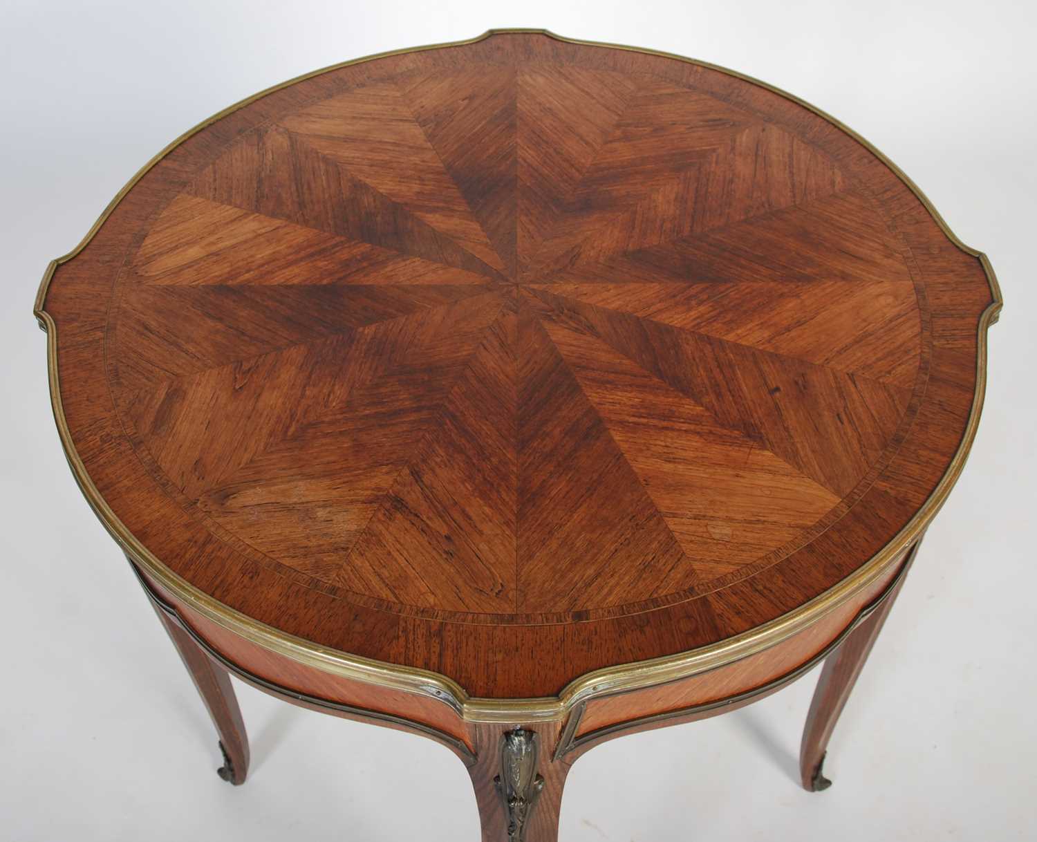 A late 19th / early 20th century French kingwood and gilt metal mounted occasional table, the - Image 2 of 5