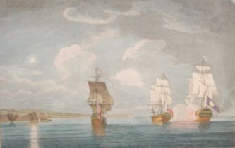 After Charles Brooking (c.1723-1759) 'A View of the Prince Frederick Privateer with the King