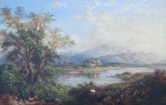 Attributed to Macneil MacLeay ARSA (19th century) Stirling oil on canvas, signed, inscribed and