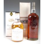 Two boxed bottles of single Highland malt Scotch whisky, to include Dalwhinnie single Highland