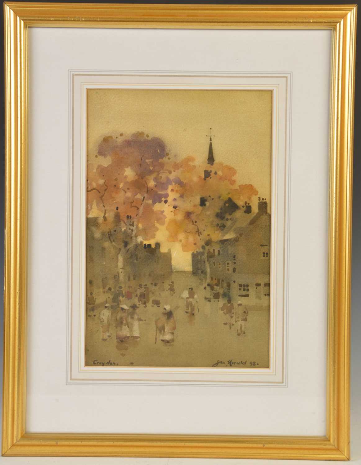 James Watterson Herald (1859-1914) Croyden watercolour, signed and dated '98 lower right, inscribed - Image 2 of 5