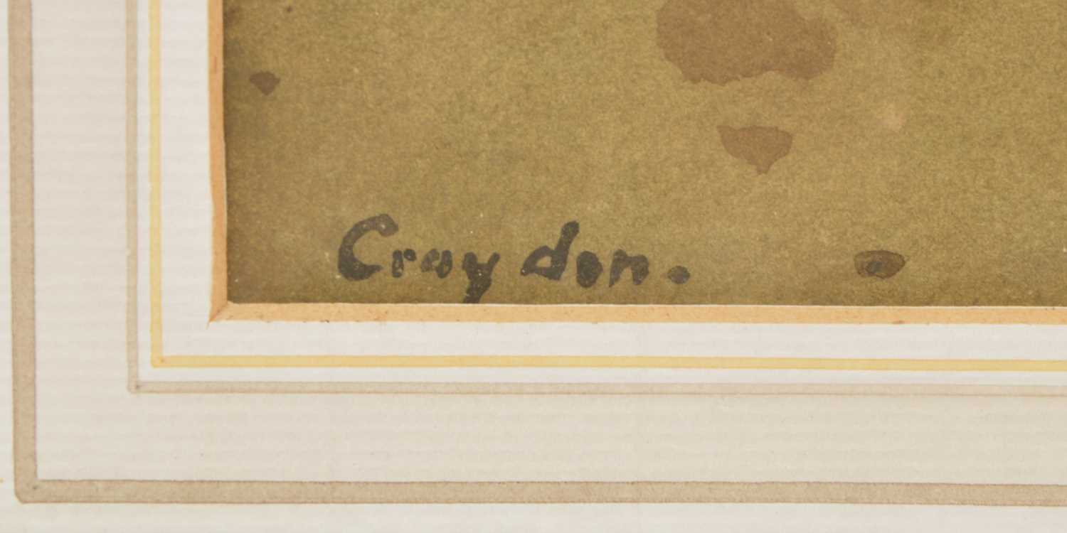 James Watterson Herald (1859-1914) Croyden watercolour, signed and dated '98 lower right, inscribed - Image 3 of 5