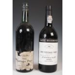 Two bottles of vintage port, to include, Taylors 1966, bottled 1968, 75cl., and Smith Woodhouse &
