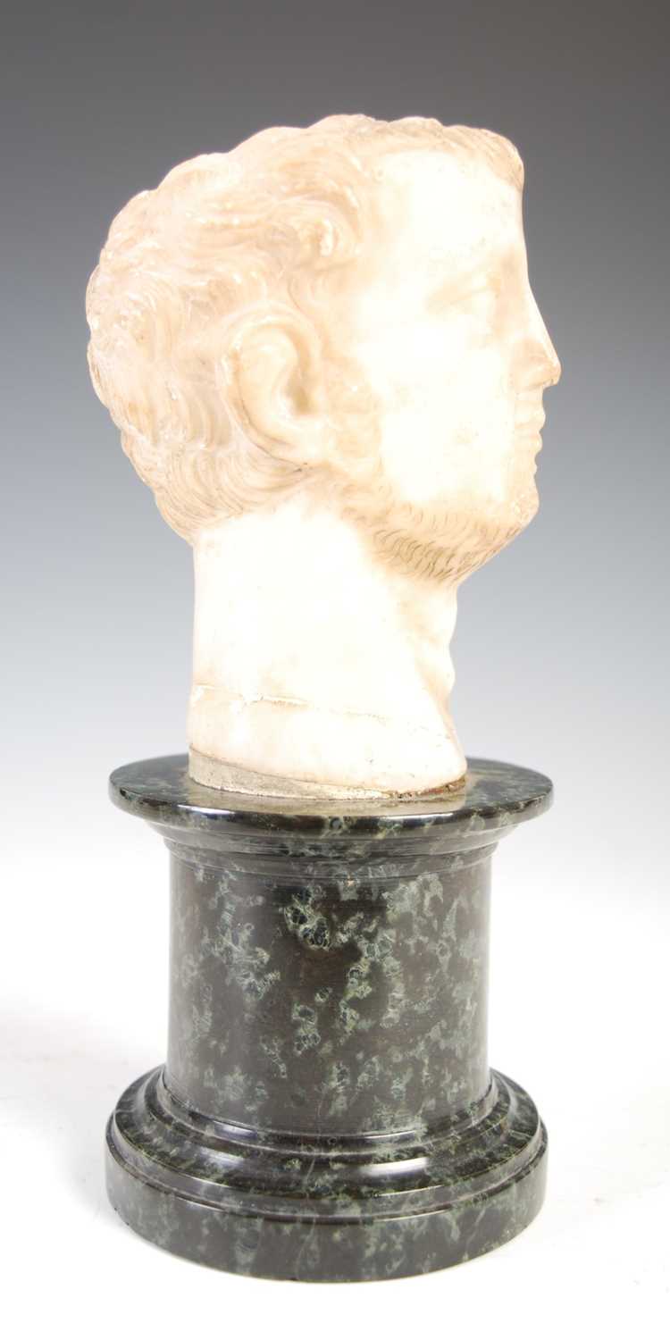 Antiquities - An antique white marble bust, possibly Roman, thought to be Octavian (Augustus - Image 5 of 7