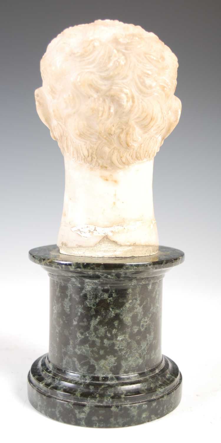 Antiquities - An antique white marble bust, possibly Roman, thought to be Octavian (Augustus - Image 4 of 7