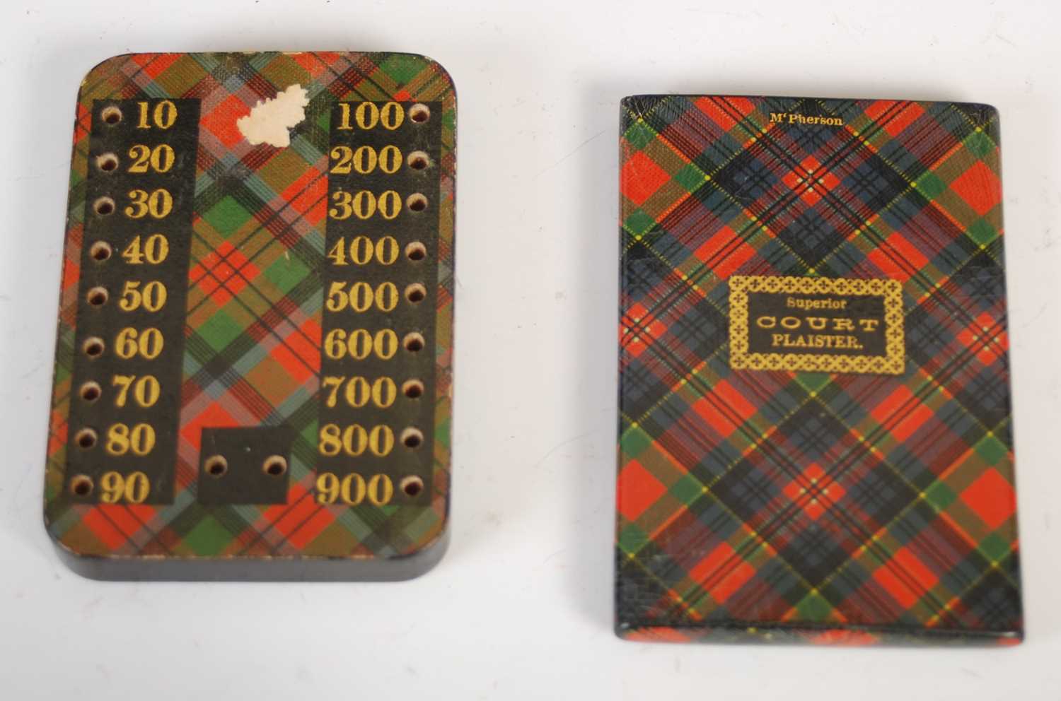 A collection of Tartan Ware, to include Prince Charlie page turner; MacDuff thimble holder and - Image 4 of 13