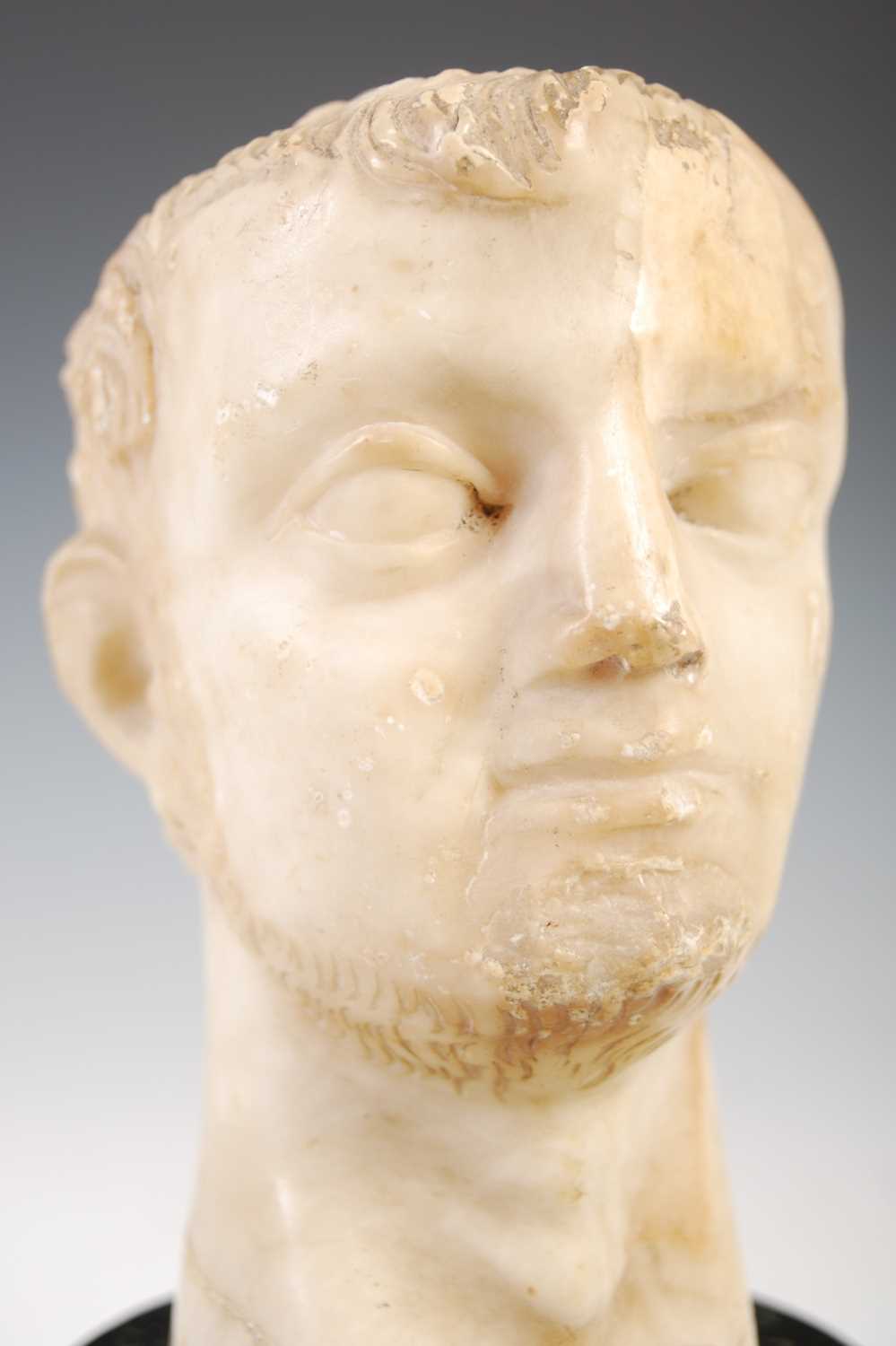 Antiquities - An antique white marble bust, possibly Roman, thought to be Octavian (Augustus - Image 6 of 7