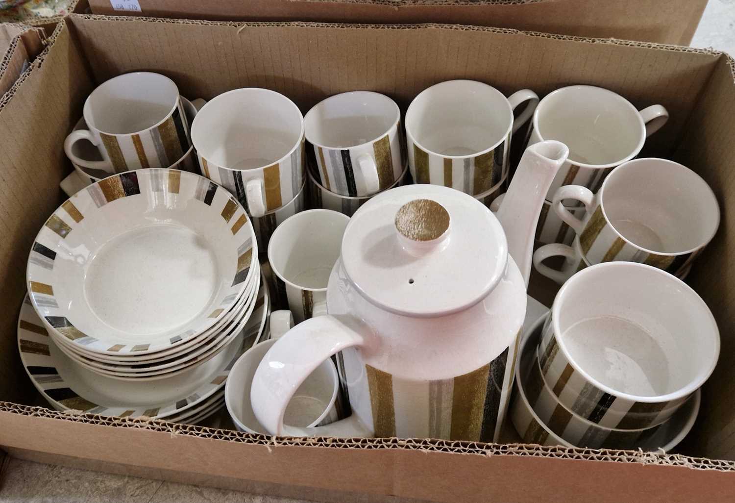 An extensive Midwinter tea/dinner service split over three boxes.