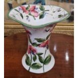 A Wemyss pottery Lady Eva vase decorated with sweet peas, impressed mark and painted mark T.