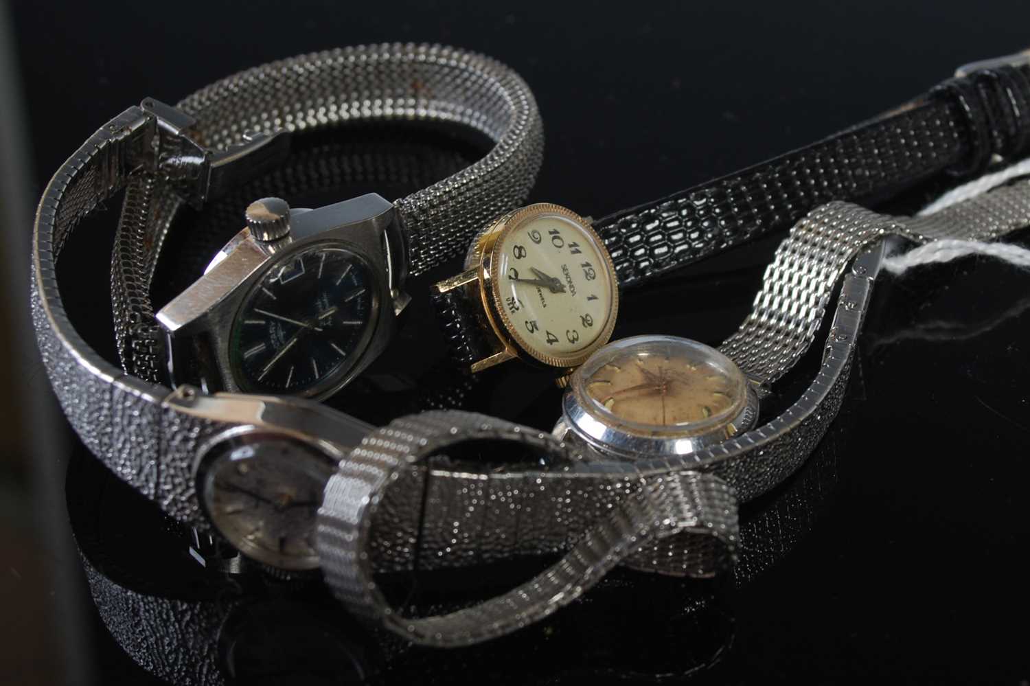 Four vintage ladies wristwatches to include examples by Rotary, Seiko, Sekonda and Zodiac.