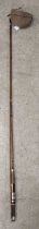 Fishing Interest - a J.S.Sharpe of Aberdeen 'Scottie' two piece split cane rod with two