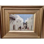 Terrick John Williams (1860-1936) A Street in Tetouan, Morocco oil on canvas, signed lower right,