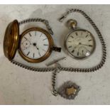 A Birmingham silver open faced pocket watch 'The "Express" English lever' by J.G.Graves of