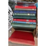 A collection of ten assorted stamp albums/folios to include, two Stanley Gibbons New Age Stamps