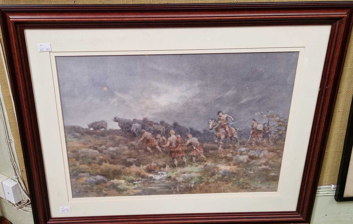 ARR Frank Watson Wood Jnr (1900-1985) The Creach watercolour, signed and dated '83 lower right,