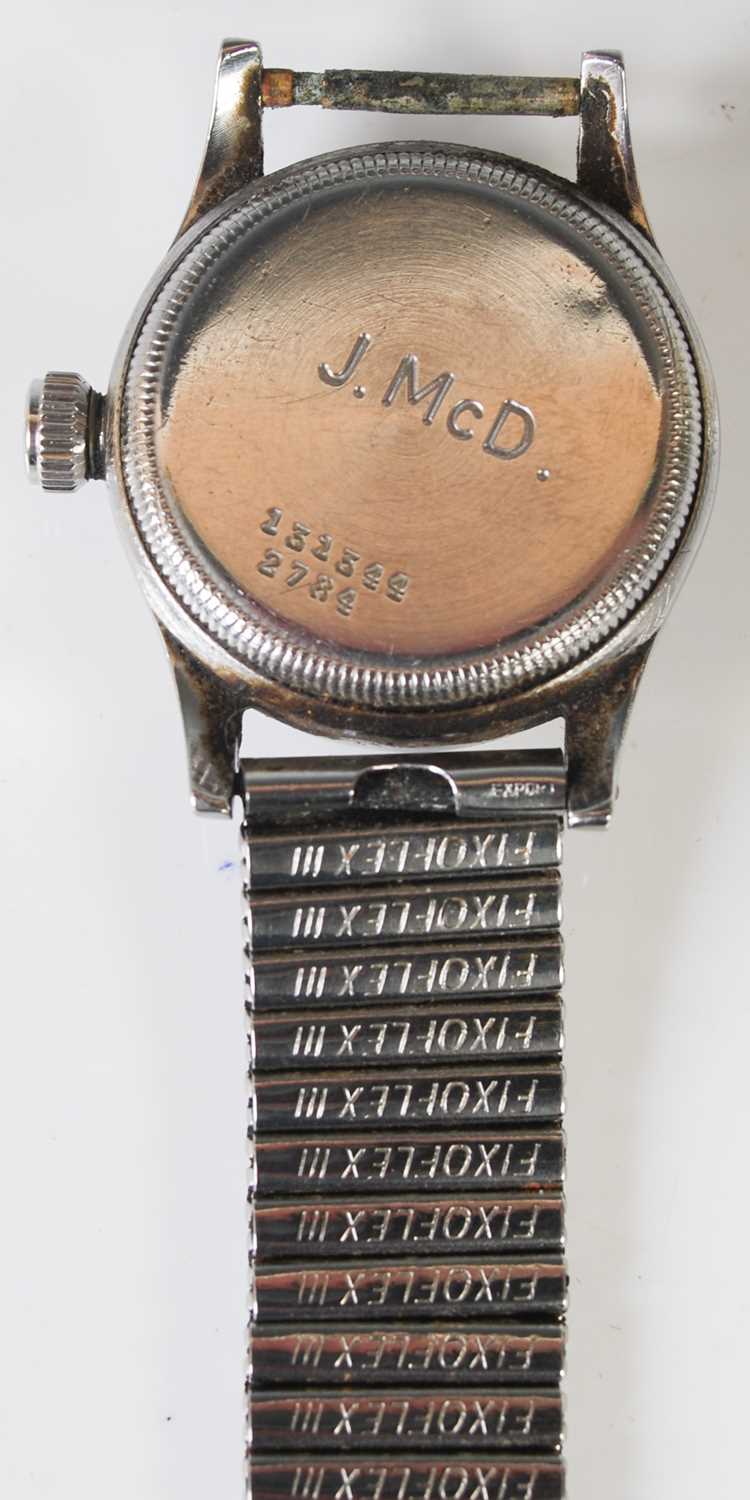 A vintage Gentlemans Tudor Oyster stainless steel wristwatch, the silvered dial with Arabic numerals - Image 3 of 4