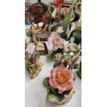 Three Boehm limited edition models of flowers, comprising, silver jubilee rose number 17/100, with