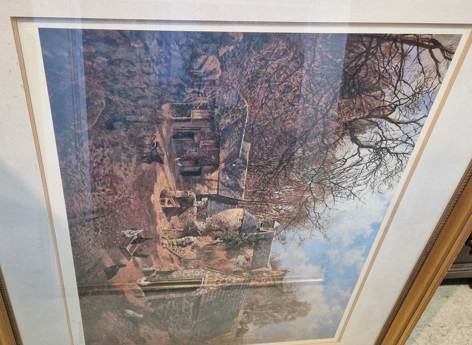 Seven assorted signed McIntosh Patrick prints, the largest being 'Knapp Mill', signed and with blind - Image 6 of 7