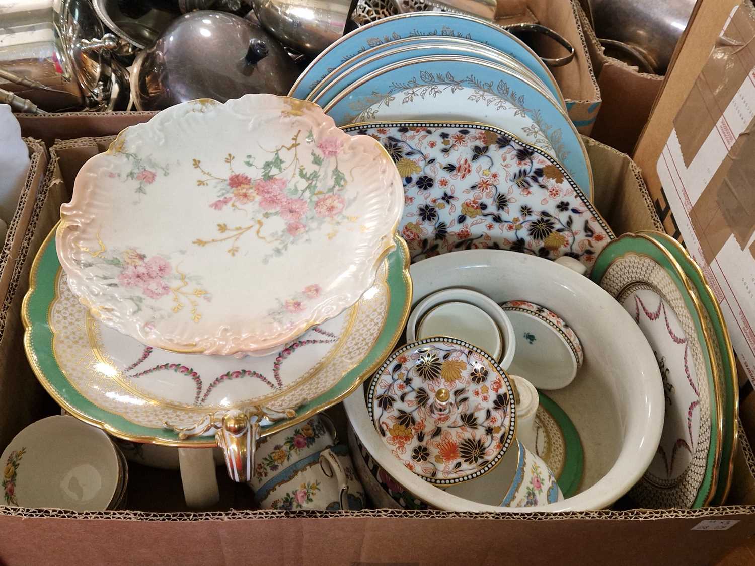 Three boxes of assorted ceramics, mainly tea wares. - Image 3 of 3