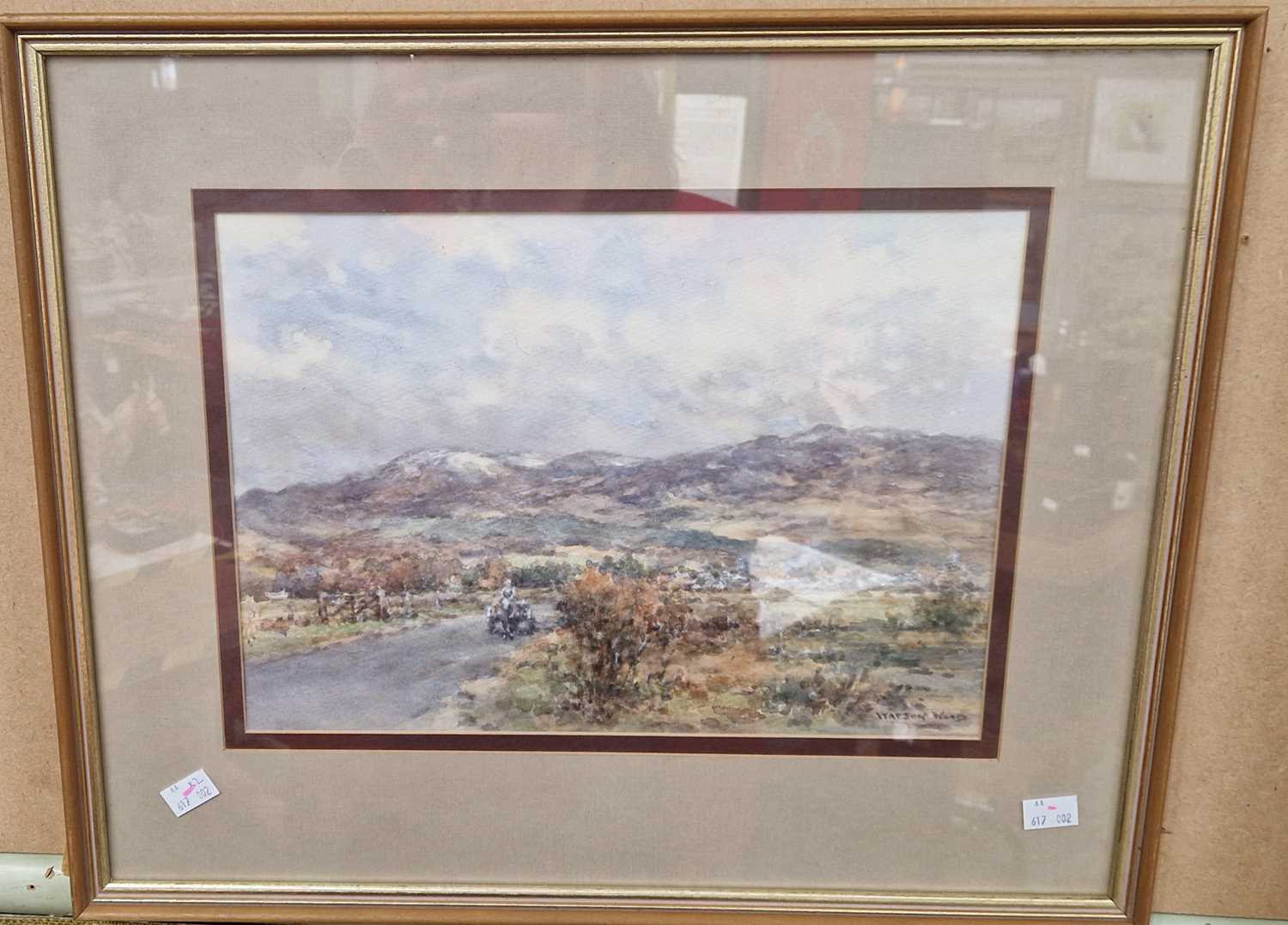 ARR Frank Watson Wood Jnr (1900-1985) Dalgin Ross, Comrie watercolour, signed lower right, inscribed - Bild 2 aus 2