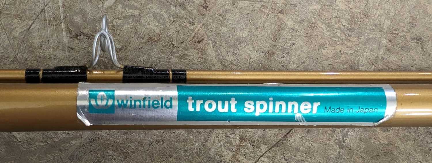 Fishing Interest - a group of three assorted fishing rods comprising a 'Winfield' trout spinner - Image 4 of 5