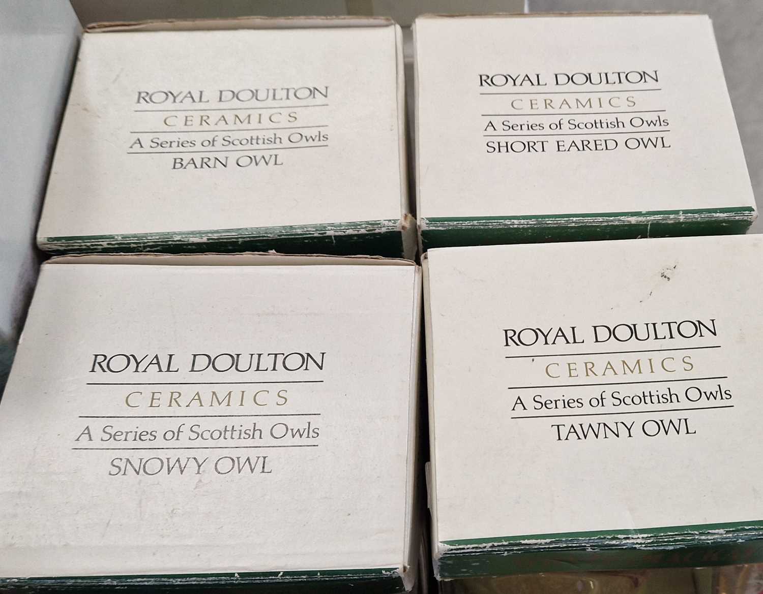 Whisky memorabilia interest - five boxed Royal Doulton bird form decanters comprising a boxed The - Image 2 of 2